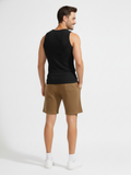 Men’s Classic Waffle Knit Comfort Shorts – Pack of 2 (Grey & Brown)
