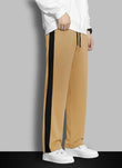 Urban Relaxed-Fit Side Panel Cream Joggers